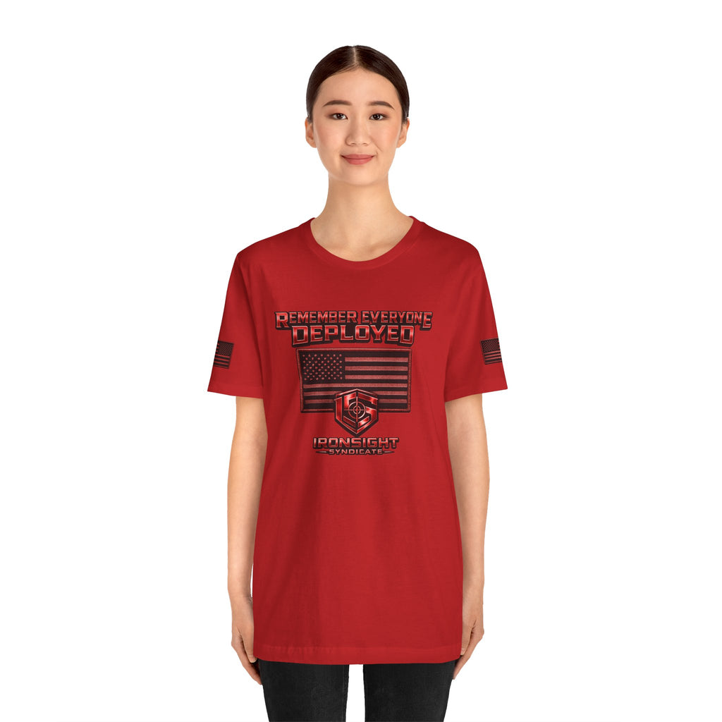 Remember Everyone Deployed (R.E.D.) Patriotic T-Shirt | Ironsight Syndicate