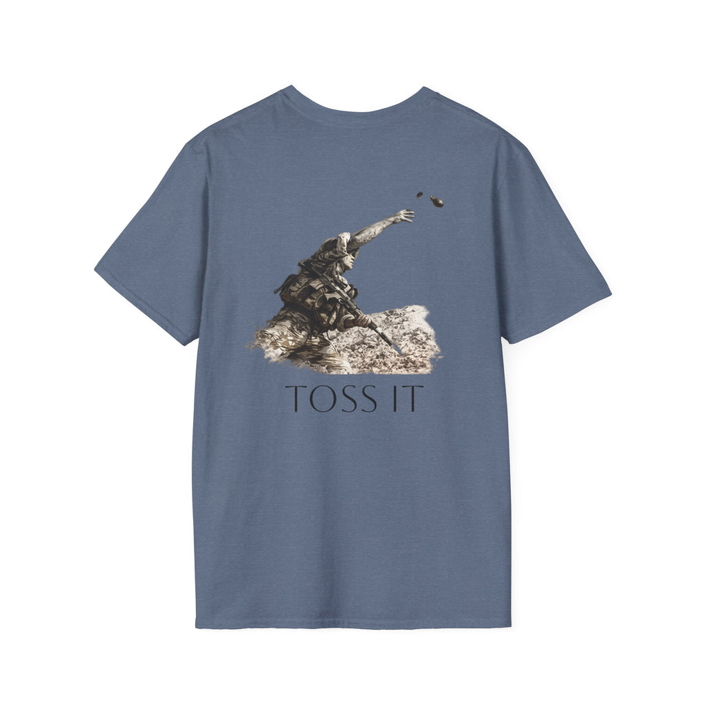 Toss It.  Funny Hand Grenade Tee