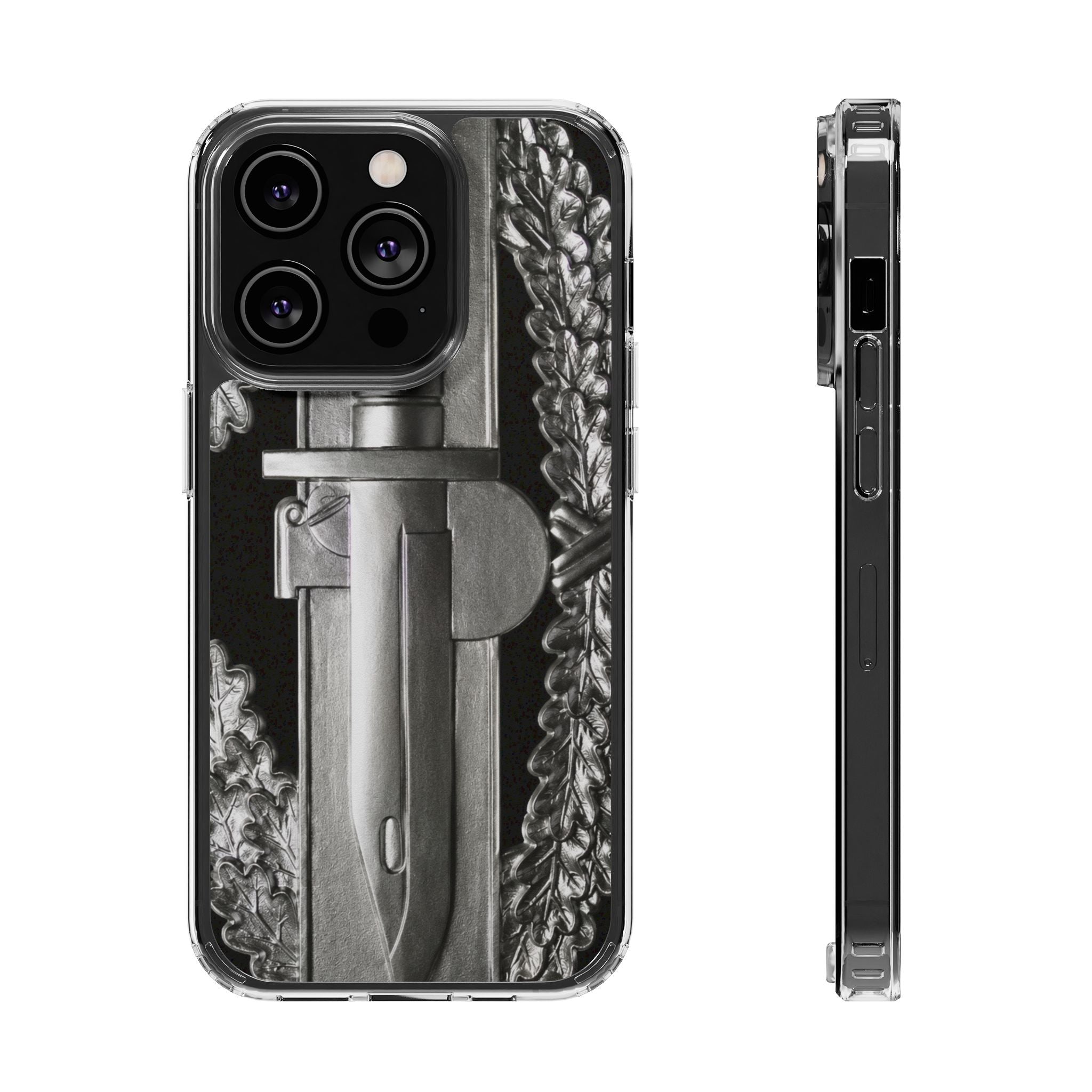 Army Combat Action Badge Clear Impact-Resistant Phone Case
