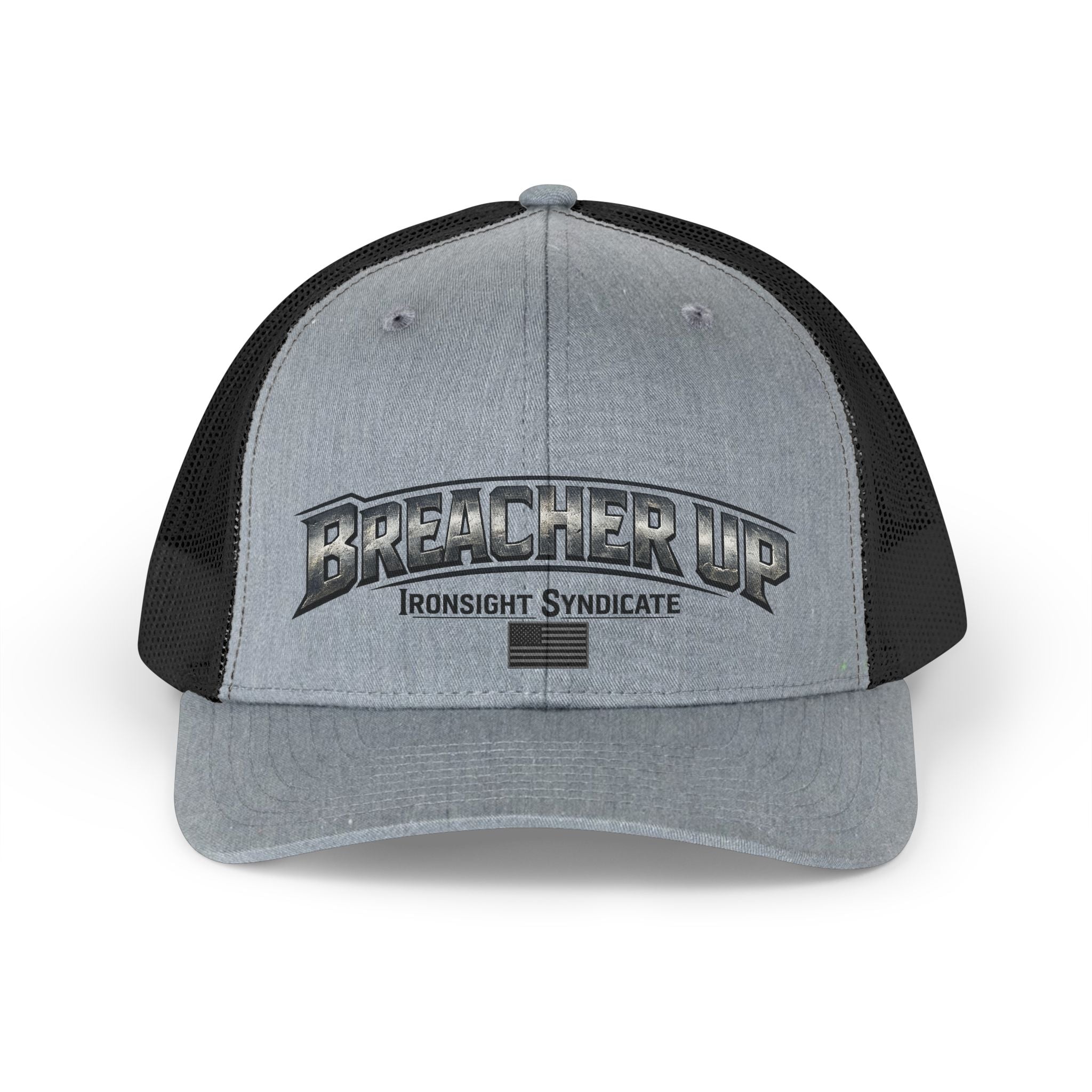 Breacher Up Trucker Hat - Heather Grey/Black | Ironsight Syndicate