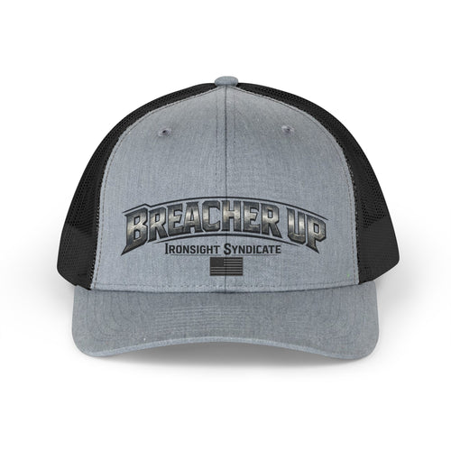 Breacher Up Trucker Hat - Heather Grey/Black | Ironsight Syndicate