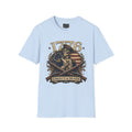 1776 Liberty or Death Skull T-Shirt - Light Blue / S | Ironsight Syndicate
