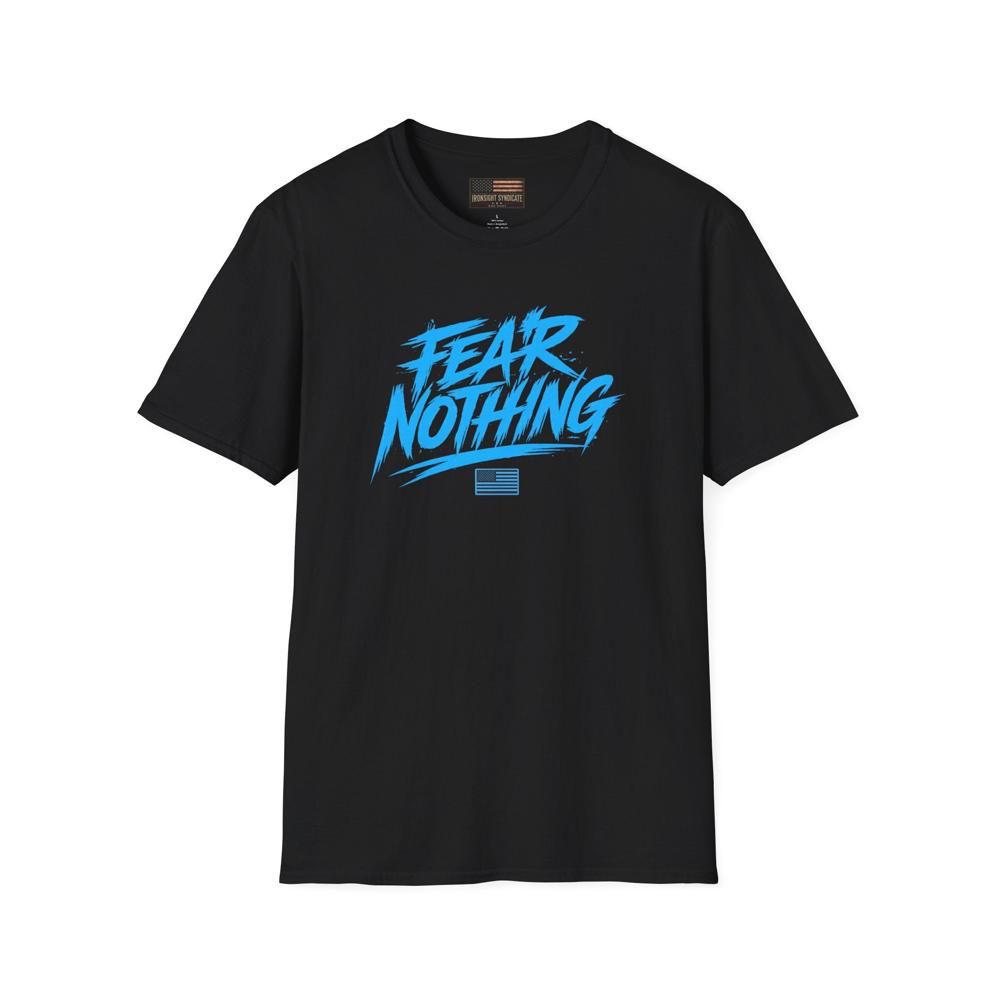 Fear Nothing/Live Fearless Blue – Premium Graphic T-Shirt - XS/S/M/L/XL/2XL | Ironsight Syndicate