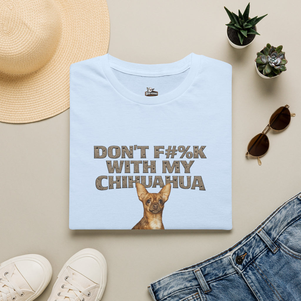 Don't F#%K with my Chihuahua T-Shirt – Boo-Khaki Tactical Graphic Tee