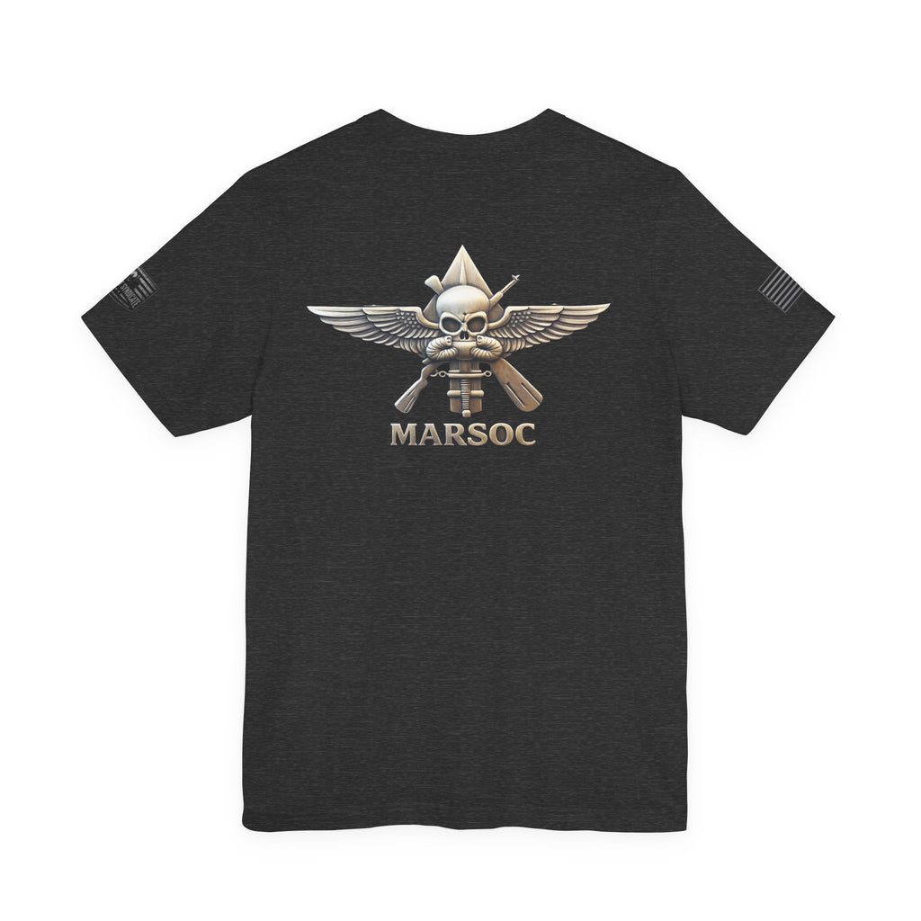 MARSOC Operator T-Shirt | Marine Raider Special Operations Tee for Veterans, Adult (13 and up), unisex