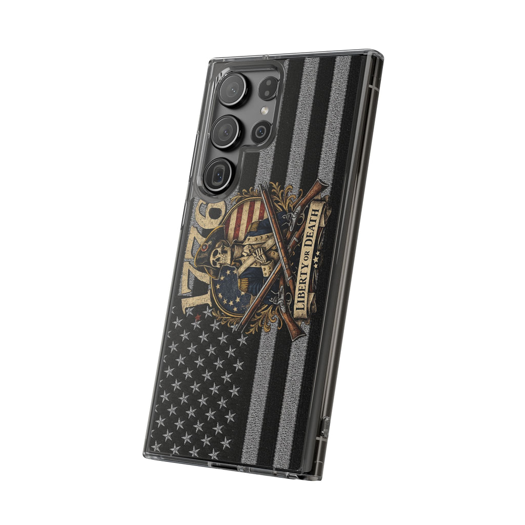 1776 commemorative Clear Impact-Resistant Phone Case | Ironsight Syndicate