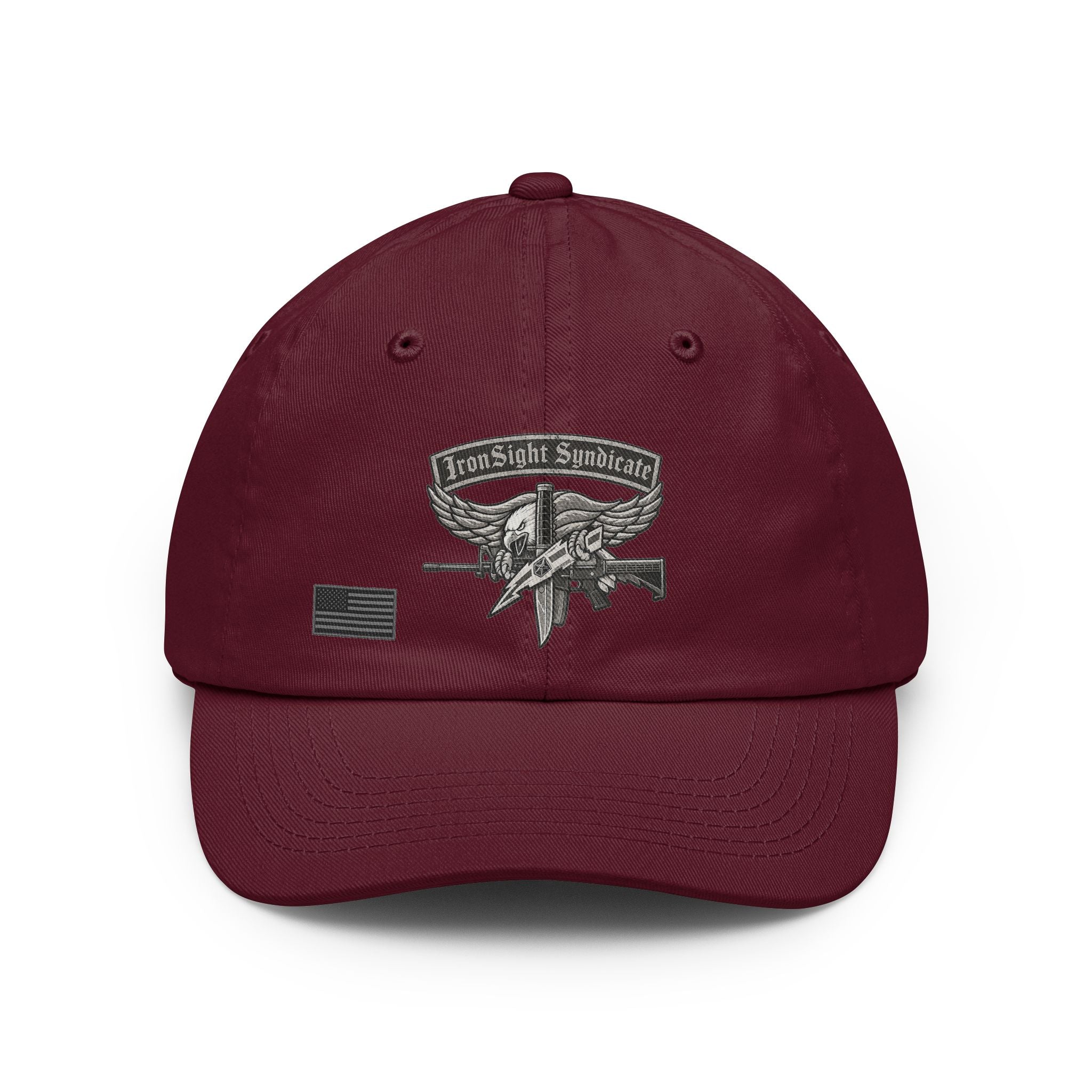 SWAT Eagle Law Enforcement Dad Hat - Maroon | Ironsight Syndicate