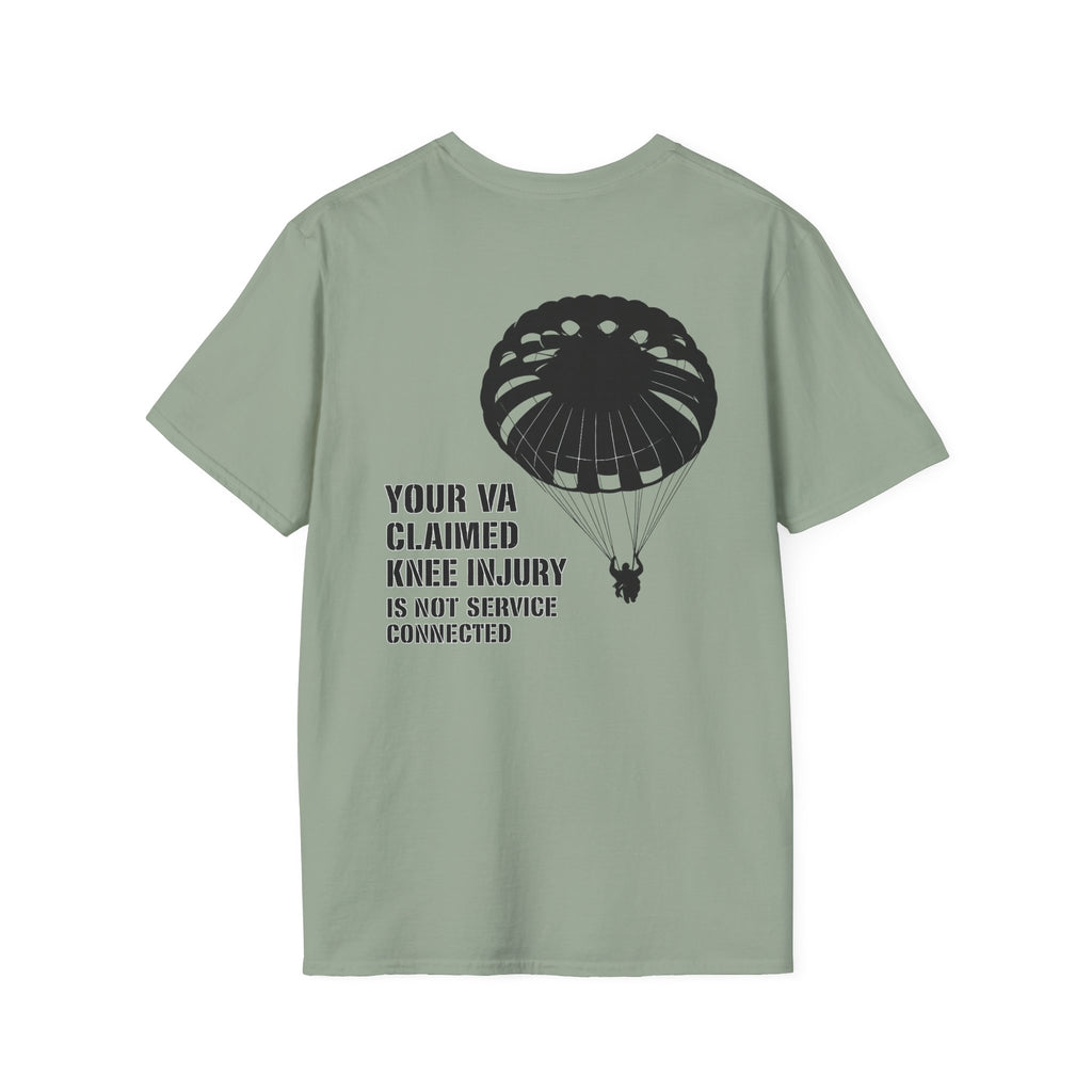 VA Knee injury claim is not service connected T-Shirt | Ironsight Syndicate