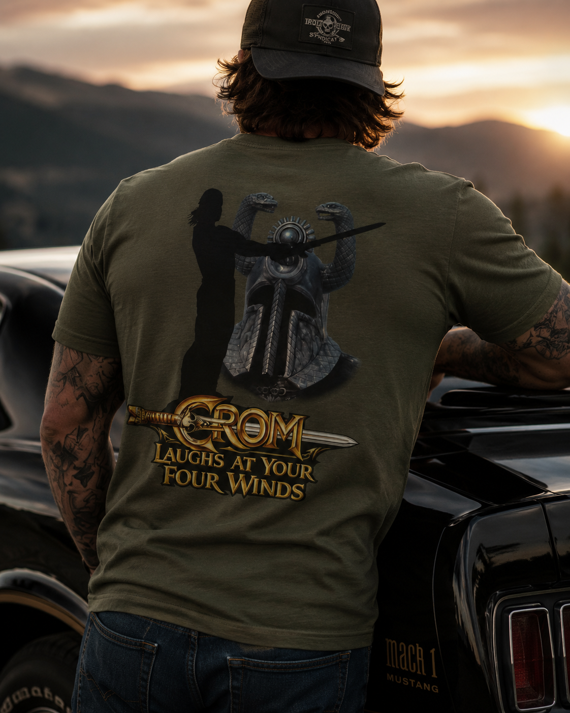 Crom Laughs at Your Four Winds- Conan the Barbarian Inspired T-shirt