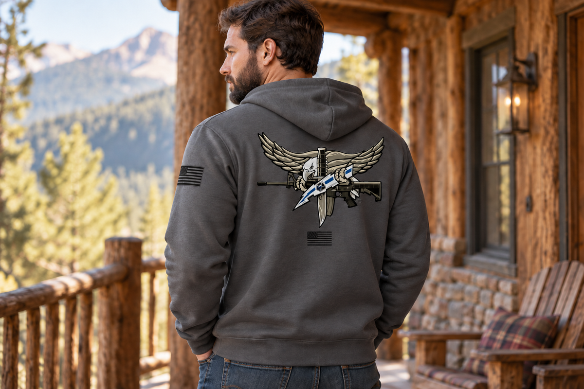 SWAT Eagle Hoodie – Law Enforcement Thin Blue Line Sweatshirt