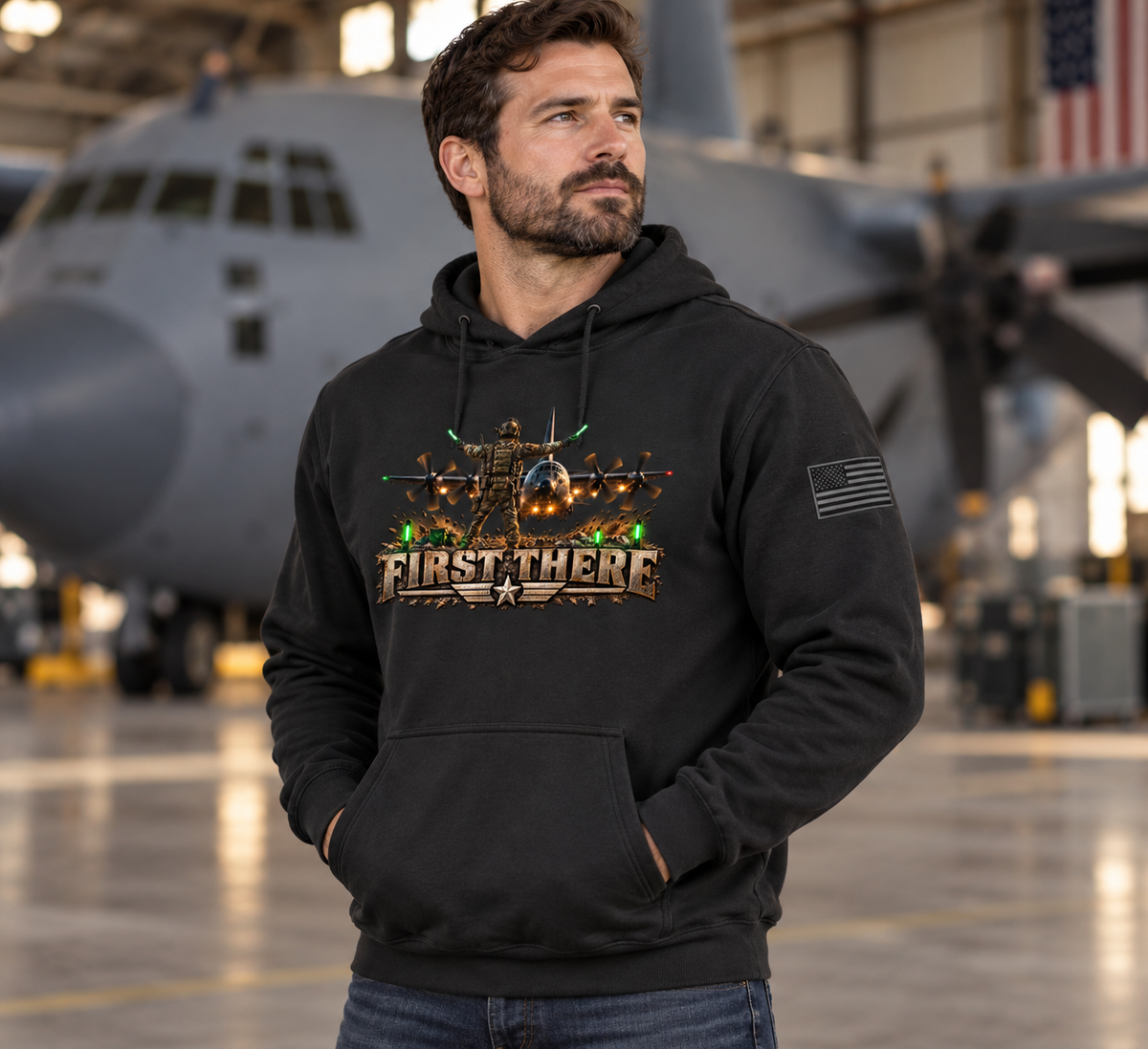 Combat Controller First There Hoodie – Air Force CCT Sweatshirt