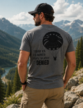 VA Knee injury claim is DENIED T-Shirt (Black Graphic)