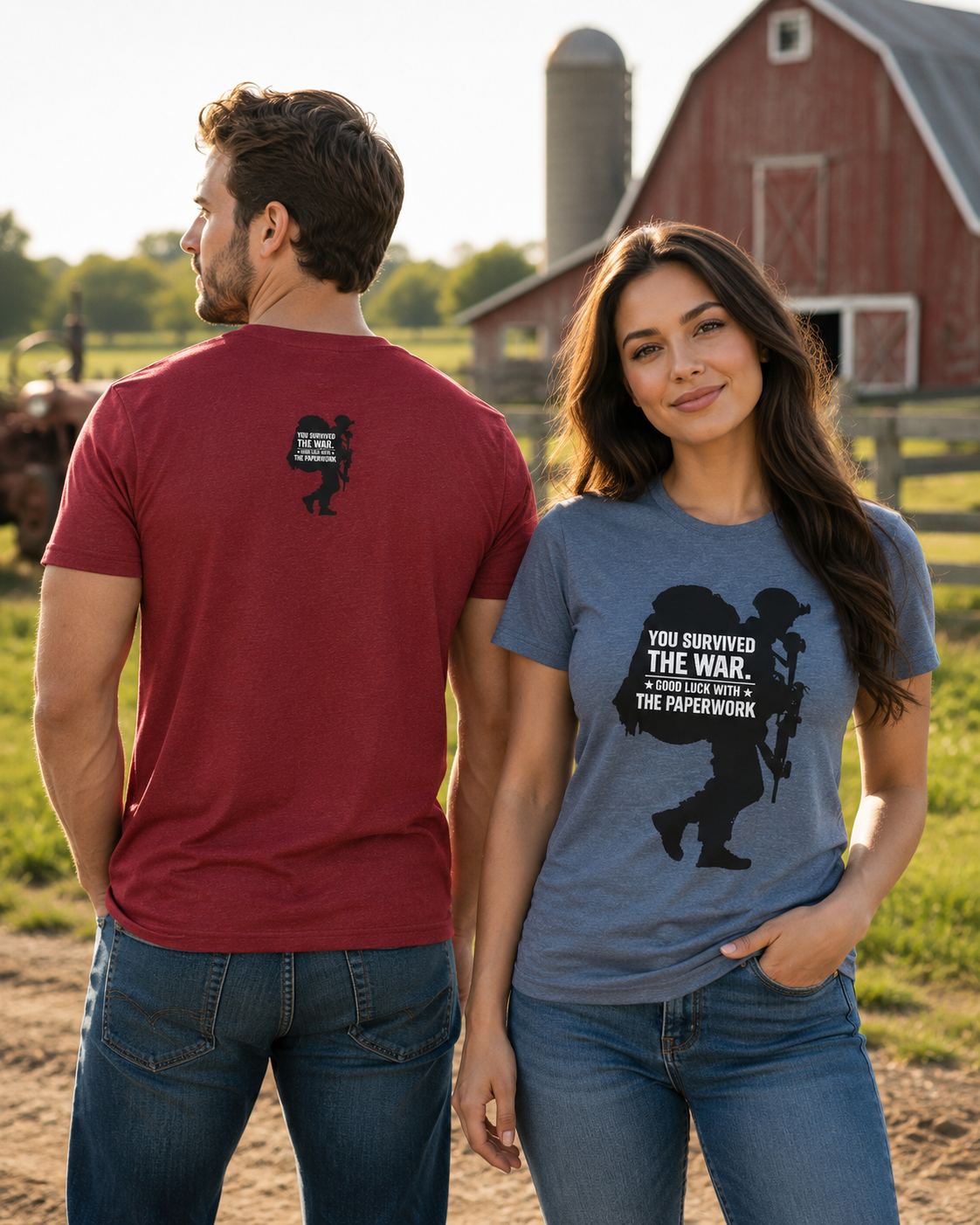 You Survived the War Graphic Front T-Shirt | Ironsight Syndicate