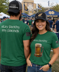 Stay Frothy Beer T-shirt - ARMY (Lifestyle Photo) | Ironsight Syndicate