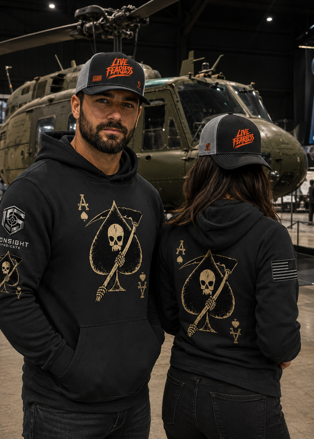Death Card Ace of Spades Hoodie
