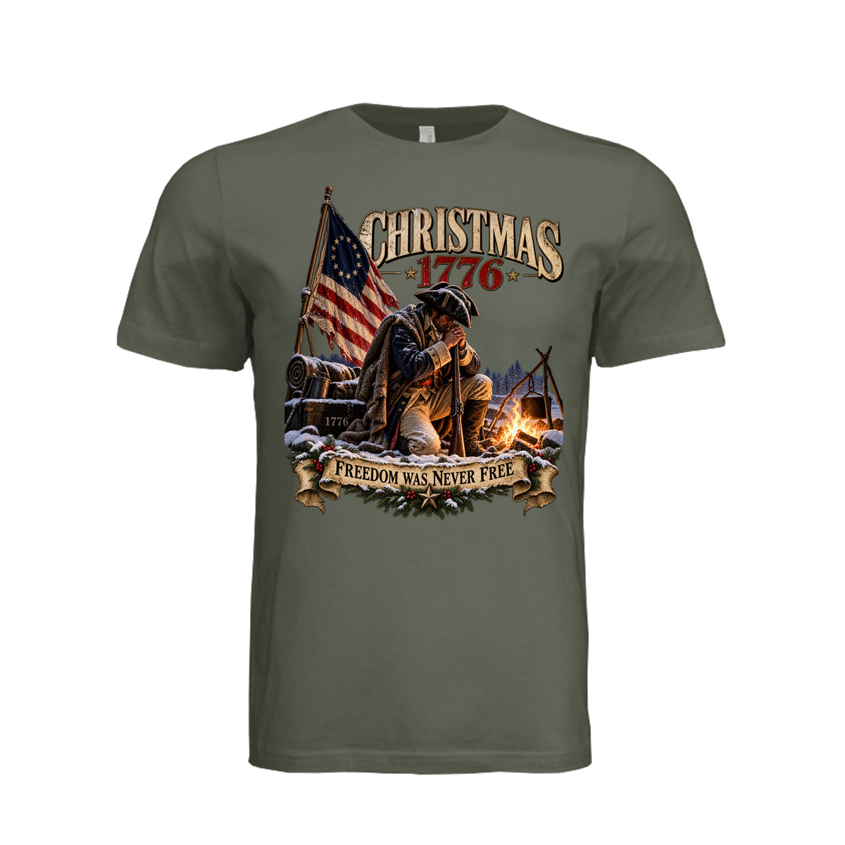 Christmas in 1776 T-Shirt | Ironsight Syndicate