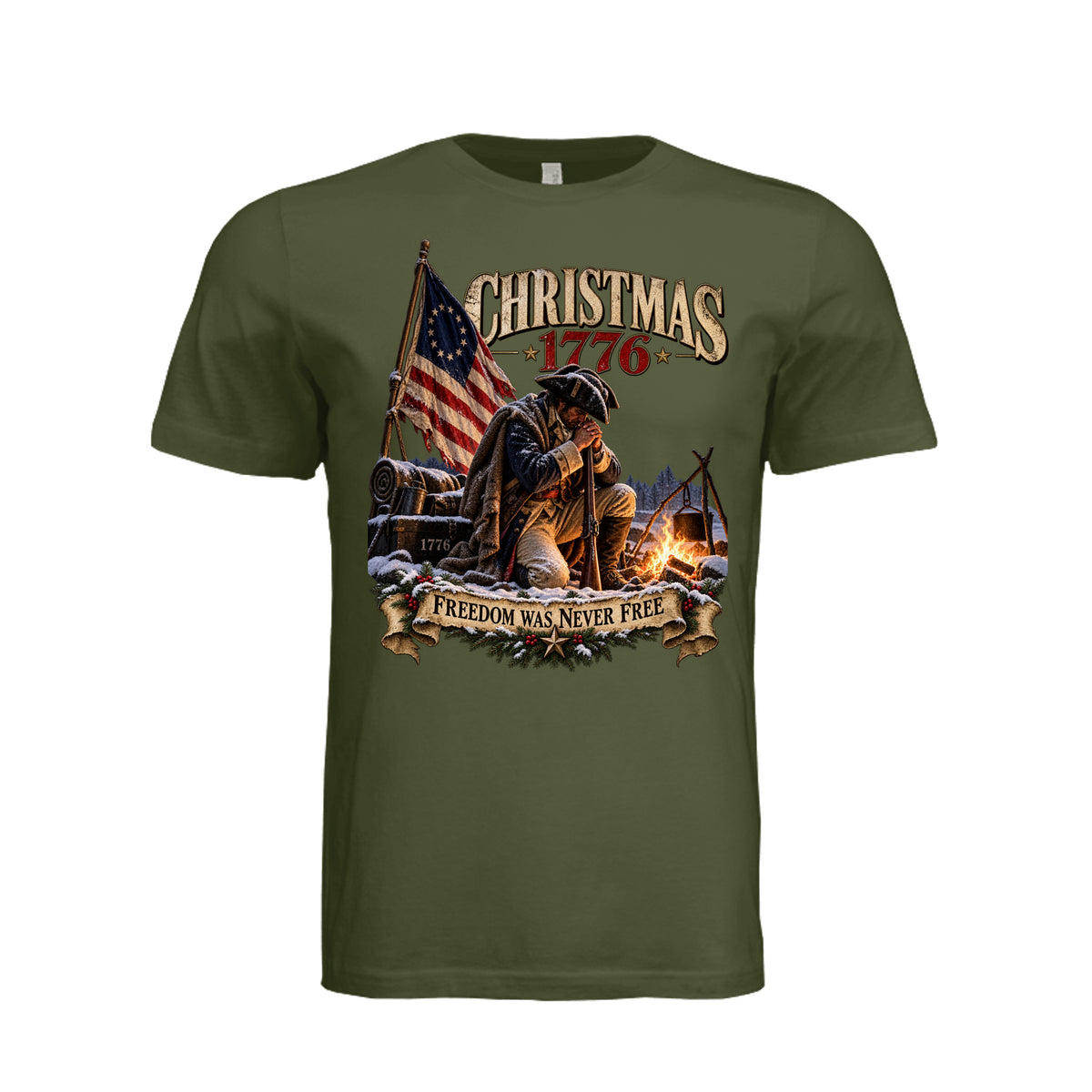 Christmas in 1776 T-Shirt | Ironsight Syndicate