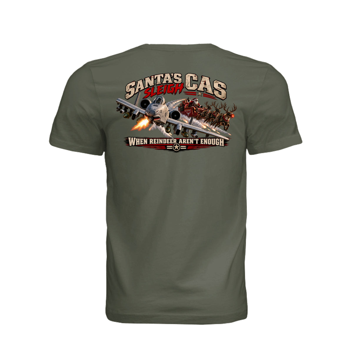 Christmas Close Air Support T-Shirt | Ironsight Syndicate