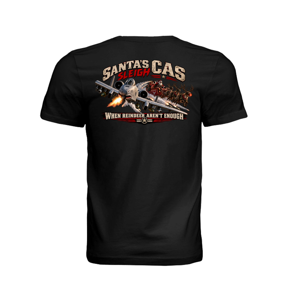 Christmas Close Air Support T-Shirt | Ironsight Syndicate