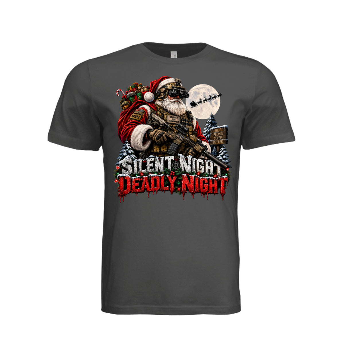 Silent Night Deadly Night Christmas T-Shirt | Ironsight Syndicate