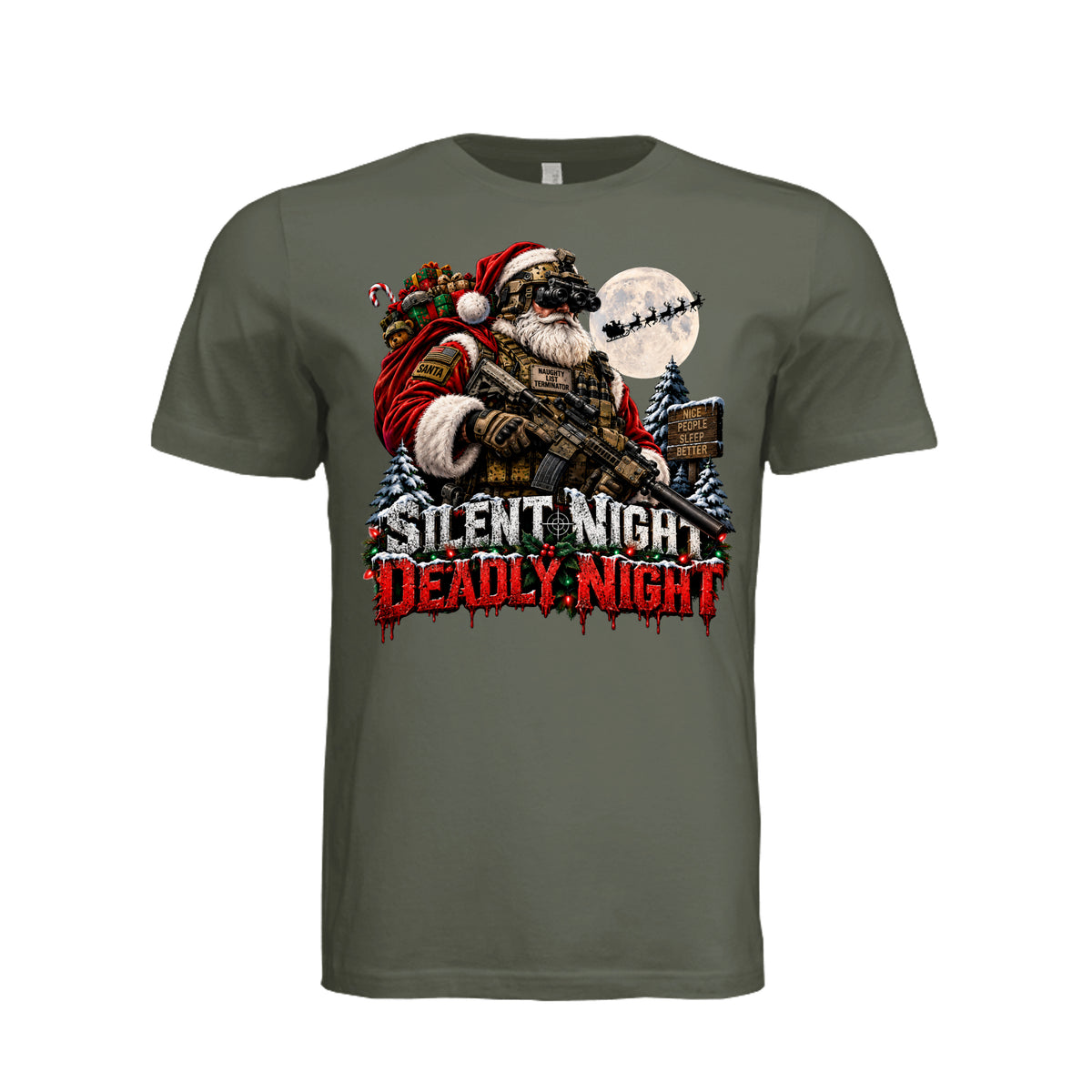 Silent Night Deadly Night Christmas T-Shirt | Ironsight Syndicate