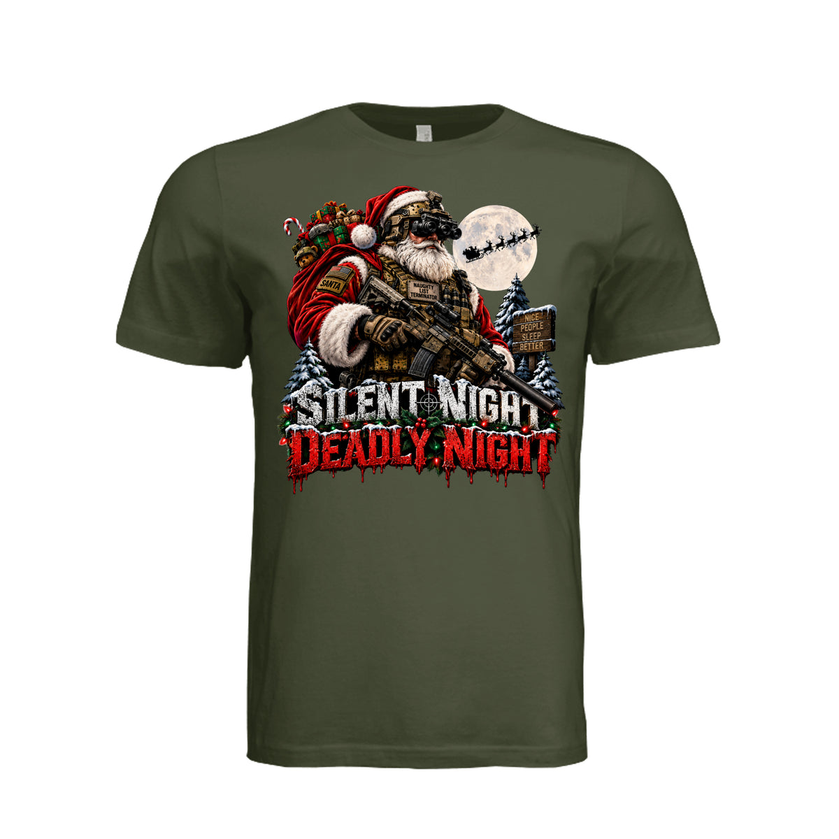 Silent Night Deadly Night Christmas T-Shirt | Ironsight Syndicate