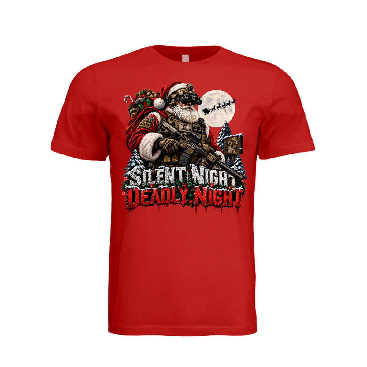 Silent Night Deadly Night Christmas T-Shirt | Ironsight Syndicate