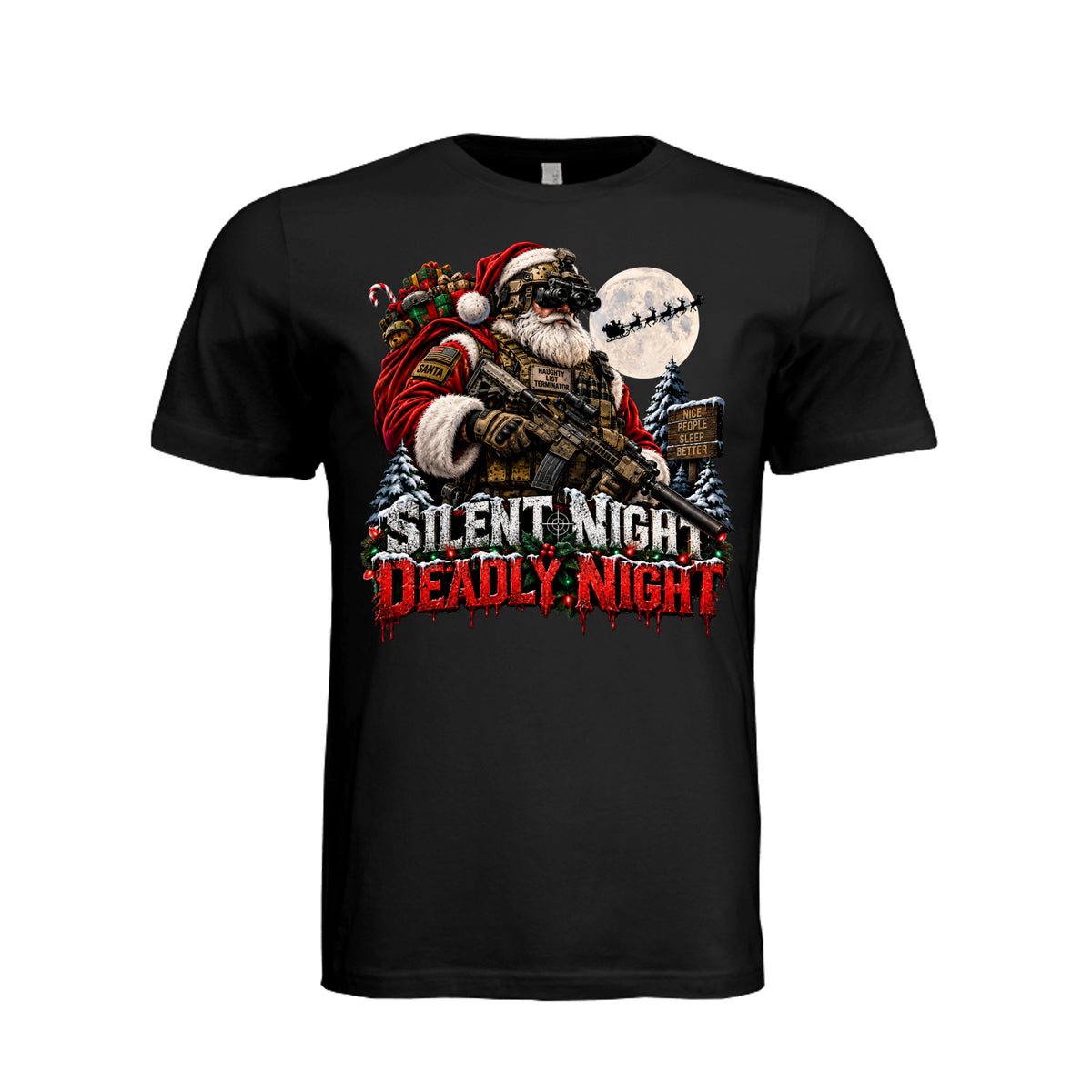 Silent Night Deadly Night Christmas T-Shirt | Ironsight Syndicate
