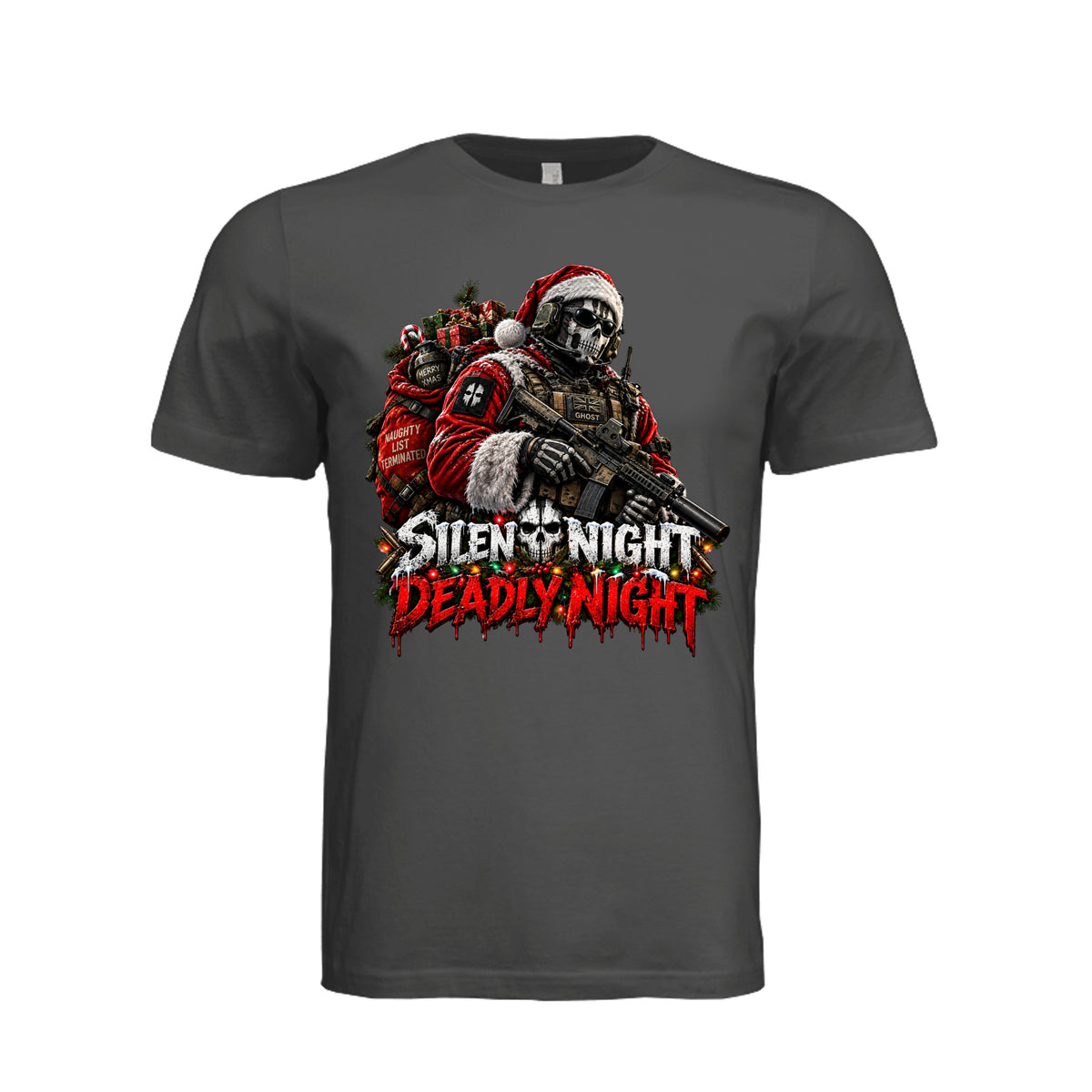 Silent Night Deadly Night - Ghost Edition T-Shirt | Ironsight Syndicate