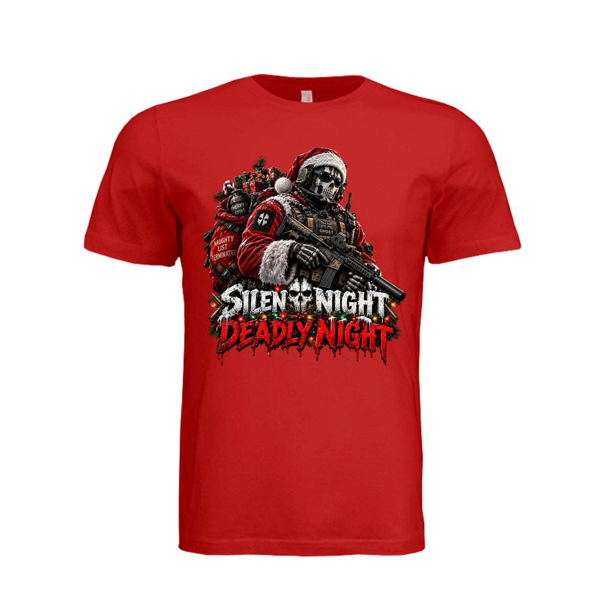Silent Night Deadly Night - Ghost Edition T-Shirt | Ironsight Syndicate