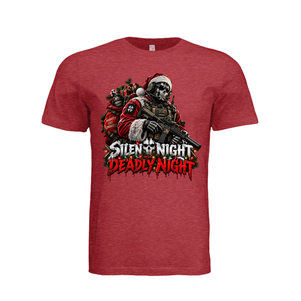 Silent Night Deadly Night - Ghost Edition T-Shirt | Ironsight Syndicate