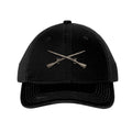 Crossed Rifles Trucker Hat - Black/ Black | Ironsight Syndicate