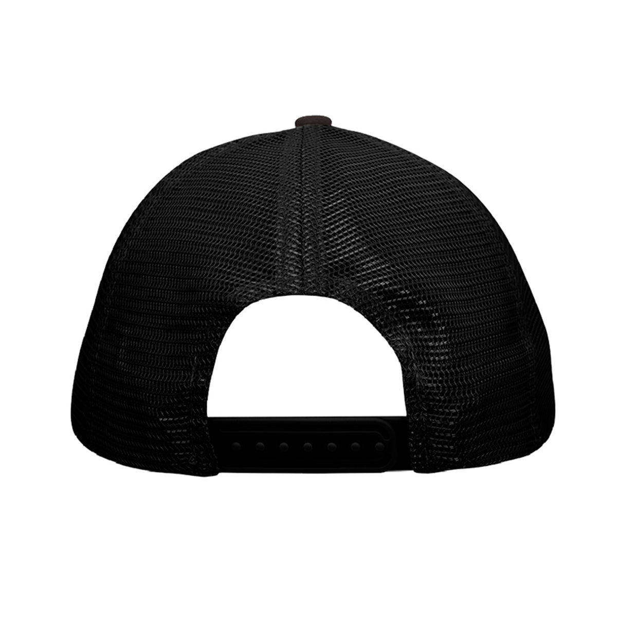 War is a Racket Trucker Hat - Grey Steel/ Black (Back) | Ironsight Syndicate