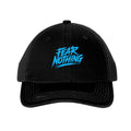 Fear Nothing Blue Trucker Hat - Black/ Black | Ironsight Syndicate