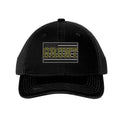 Grunt Flag Trucker Hat - Black/ Black | Ironsight Syndicate