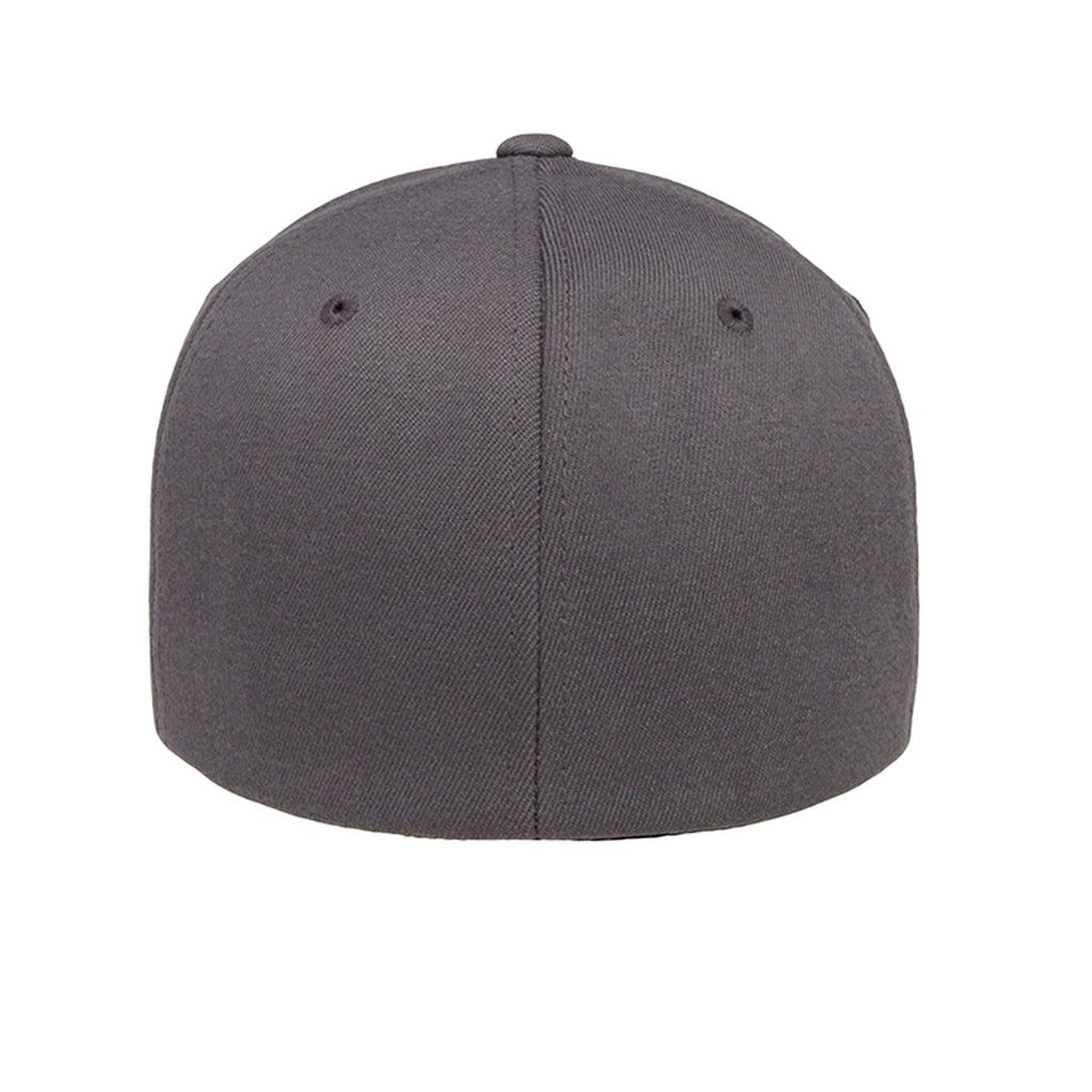 Light Infantry Fitted Flexfit Hat - Grey (Back) | Ironsight Syndicate