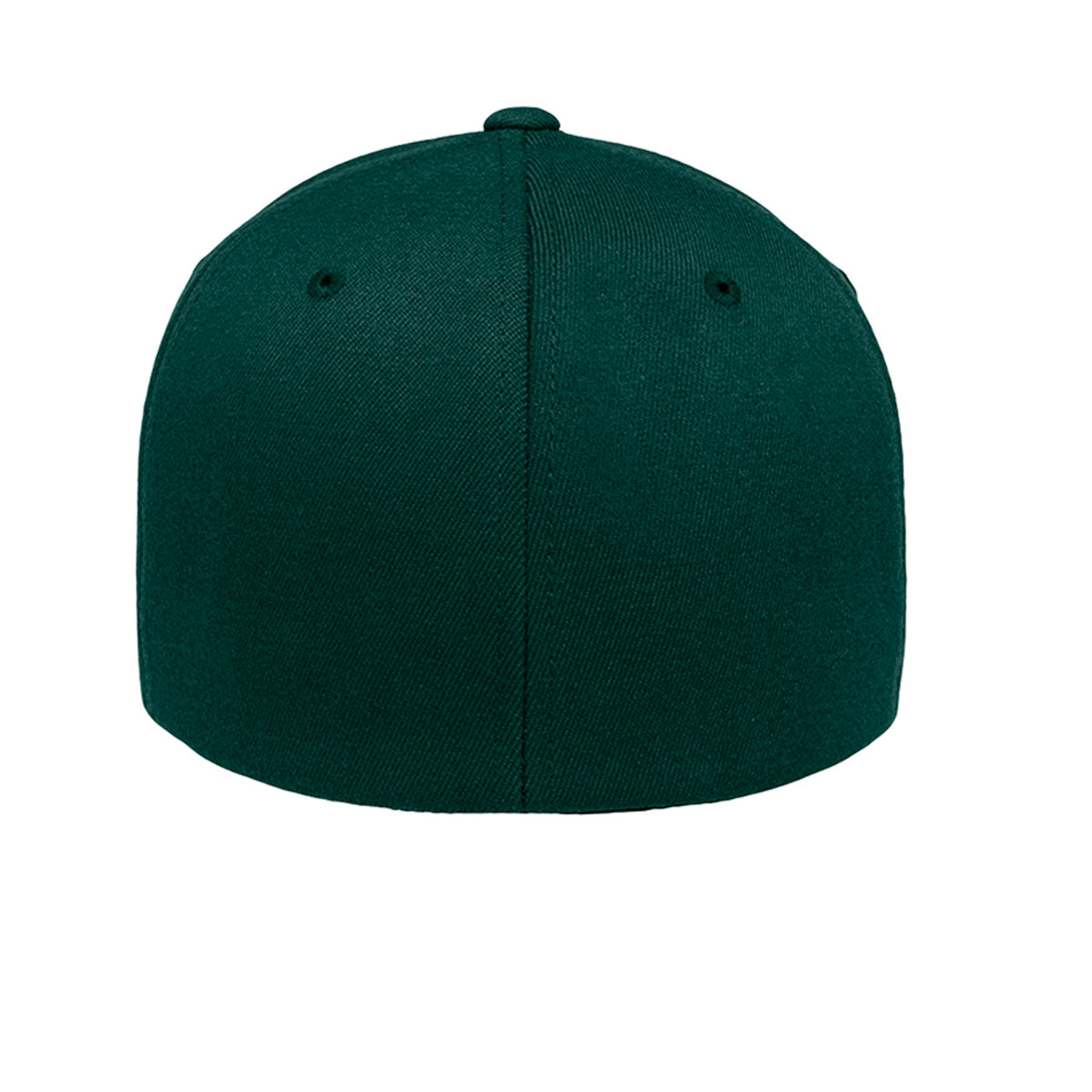 Thin Blue Line Fitted Flexfit Hat - Spruce (Back) | Ironsight Syndicate