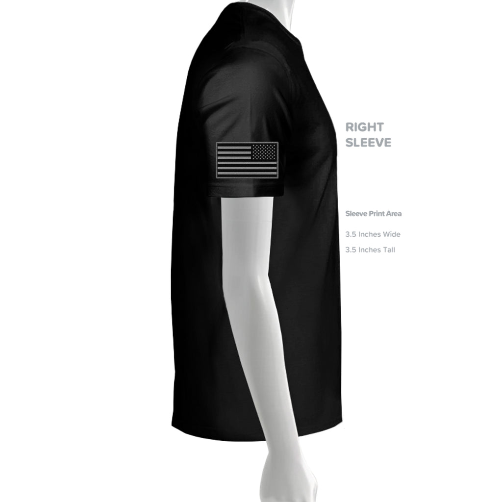 Last Gunfighter T-Shirt - Black - Right Sleeve | Ironsight Syndicate