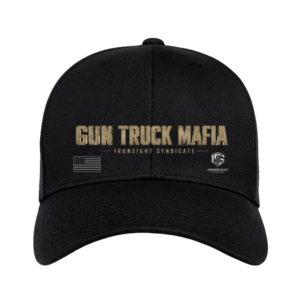 Gun Truck Mafia Fitted Flexfit hat - Black | Ironsight Syndicate