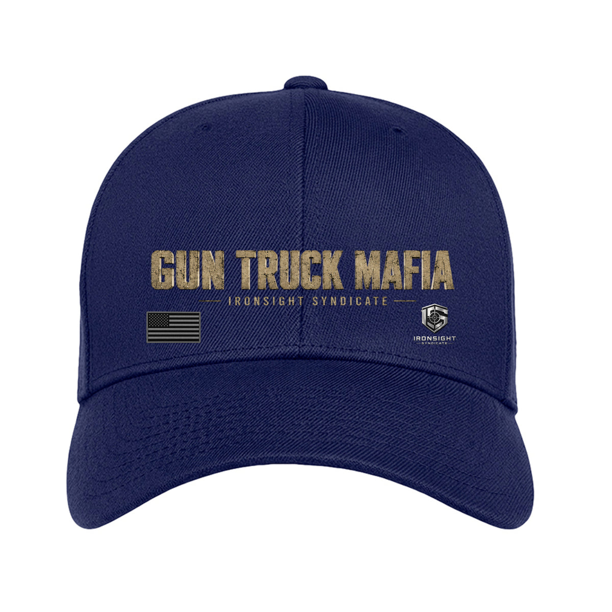 Gun Truck Mafia Fitted Flexfit hat - Navy | Ironsight Syndicate