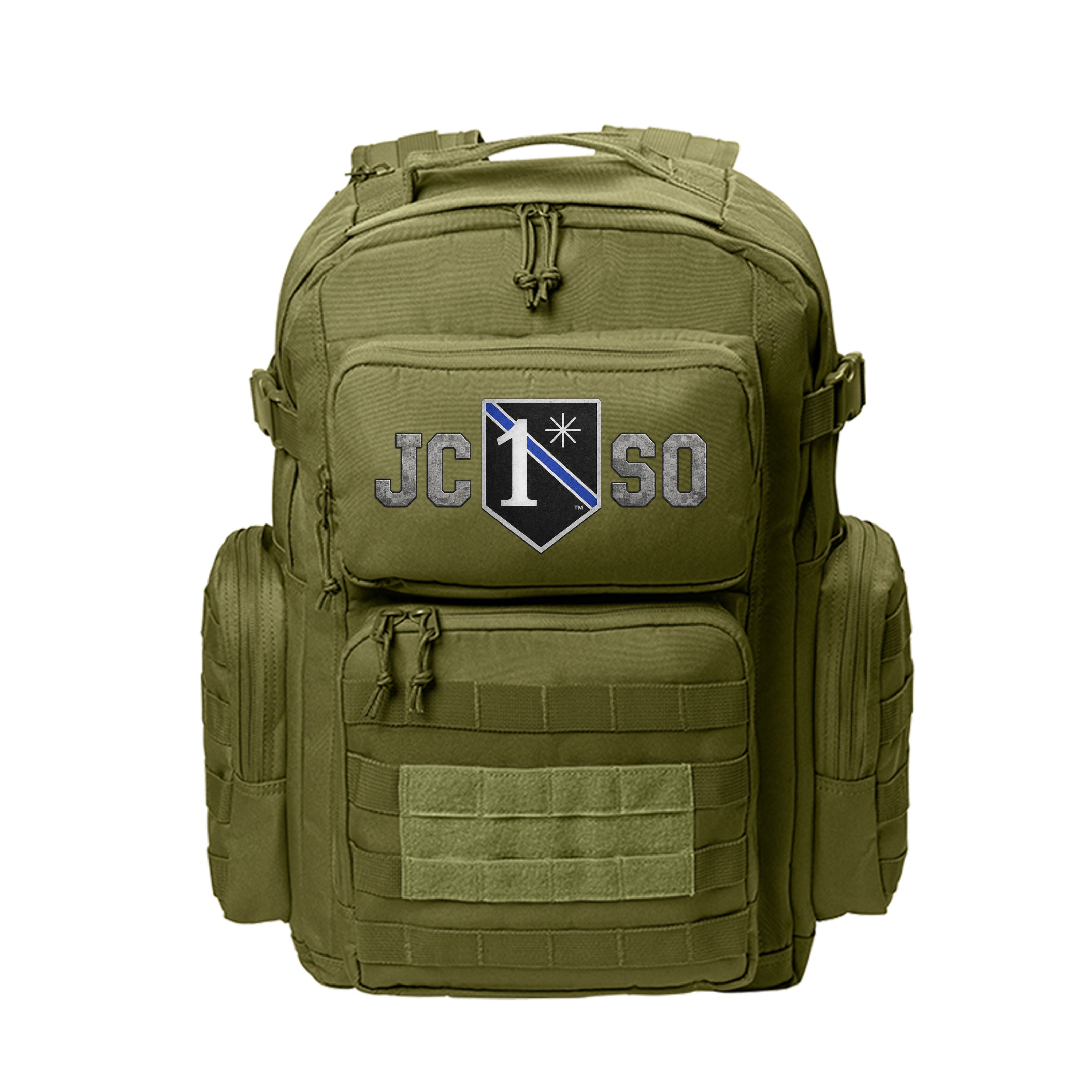 JCSO Shield Backpack - Olive Drab Green | Ironsight Syndicate