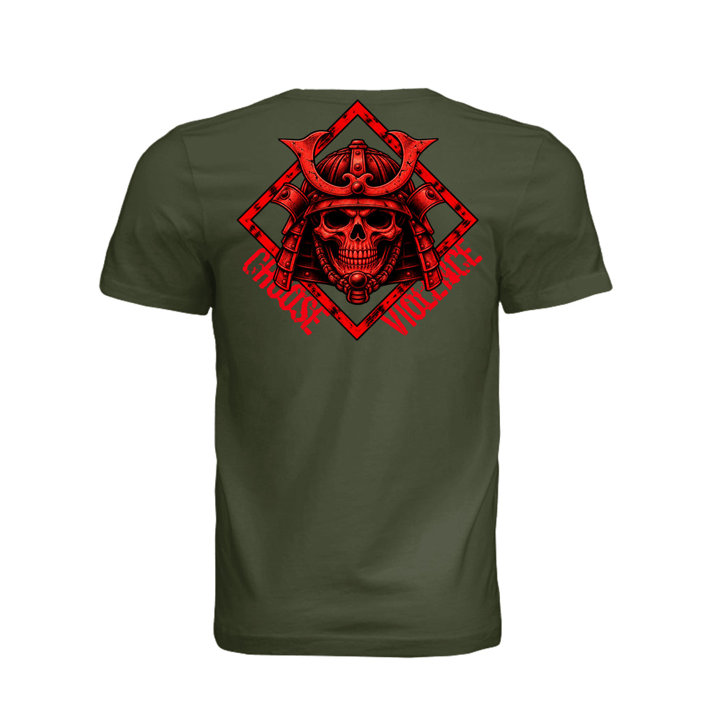 Choose Violence Samurai T-Shirt | Ironsight Syndicate