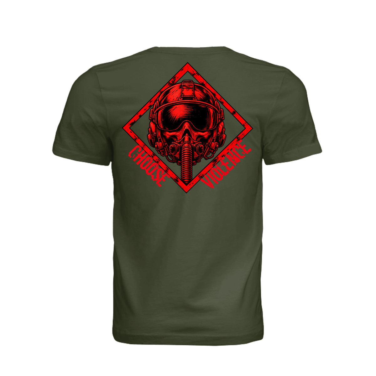 Choose Violence Fighter Pilot T-Shirt | Ironsight Syndicate