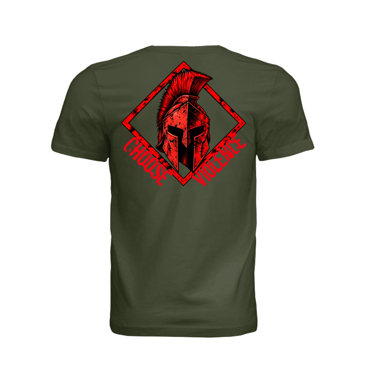 Choose Violence Greek Warrior T-Shirt | Ironsight Syndicate