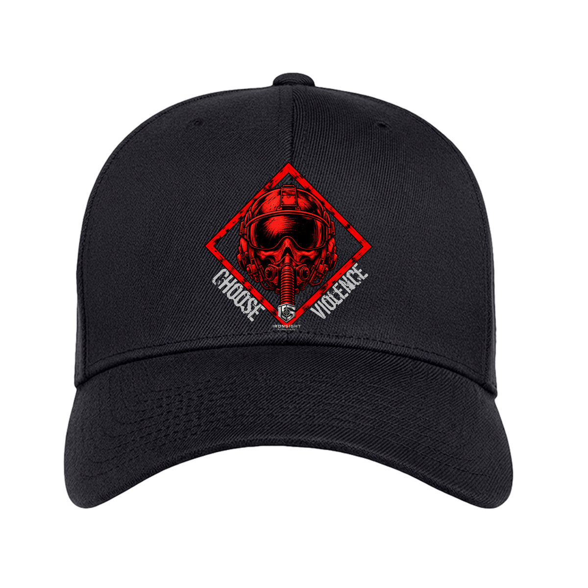 Choose Violence Fighter Pilot Flexfit Hat - Dark Navy | Ironsight Syndicate
