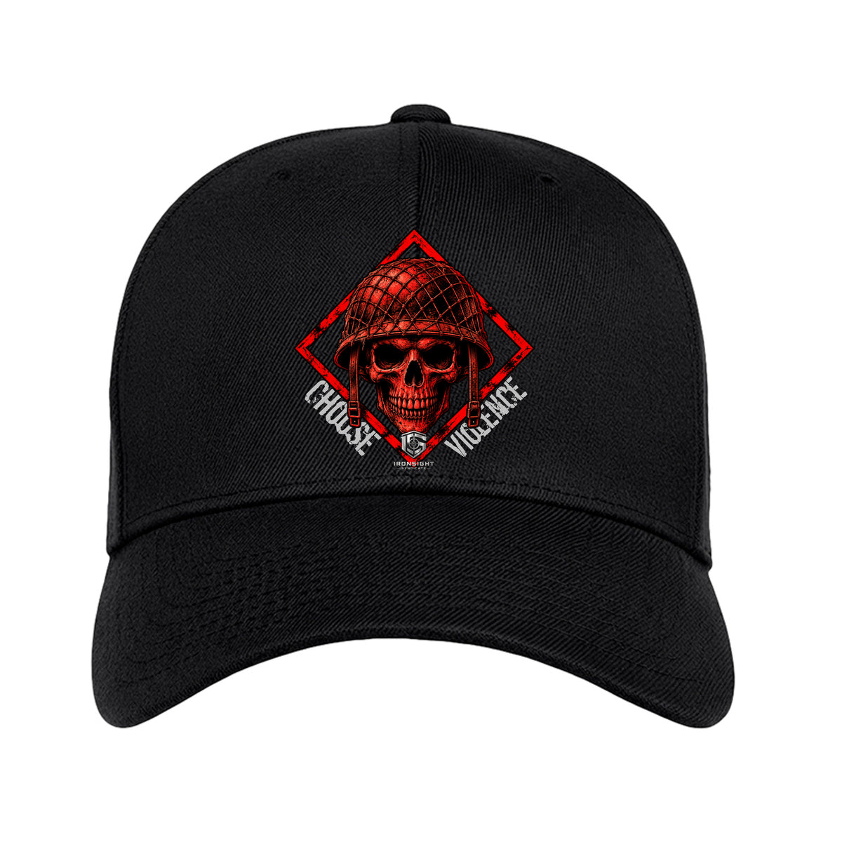 Choose Violence WWII Soldier Flexfit Hat - Black | Ironsight Syndicate