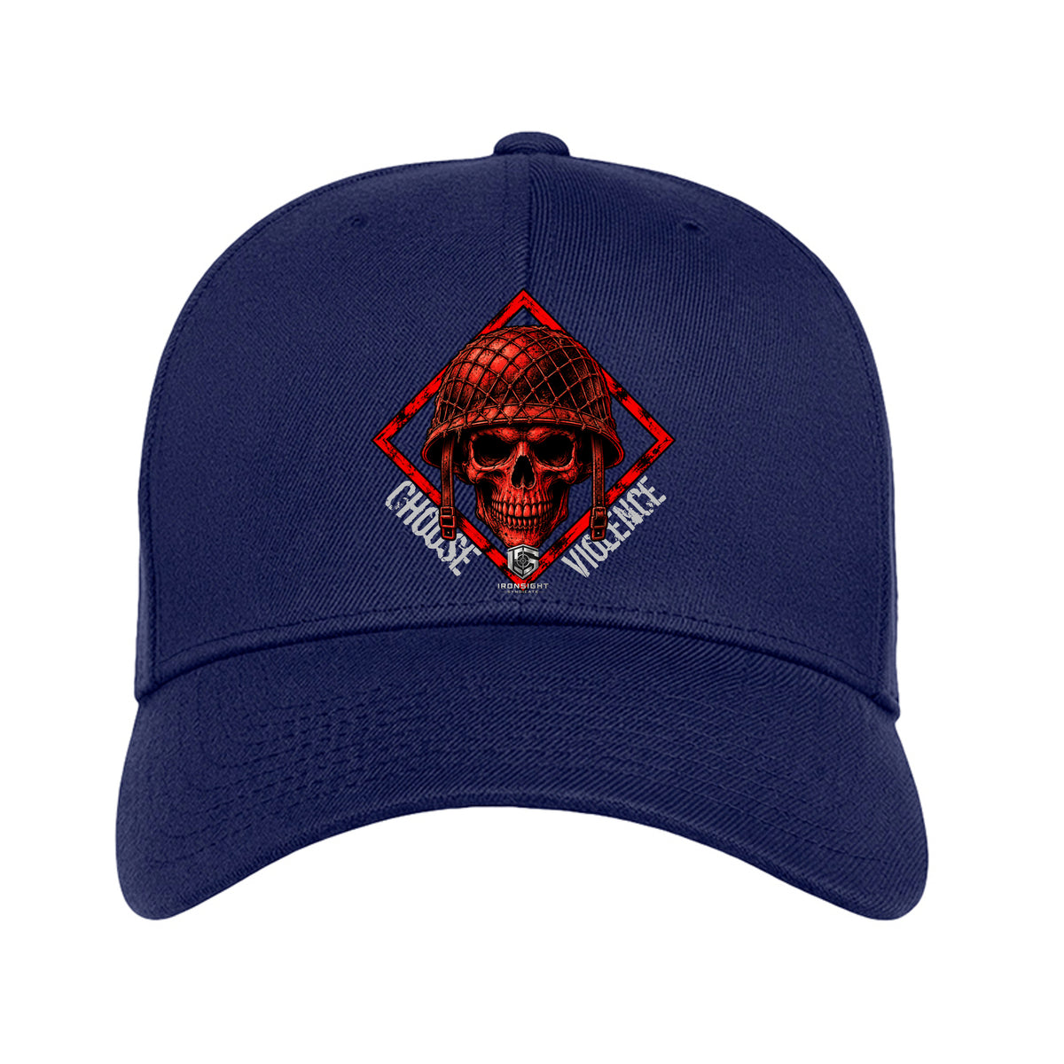 Choose Violence WWII Soldier Flexfit Hat - Navy | Ironsight Syndicate