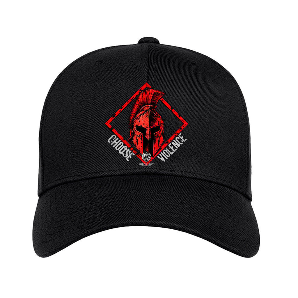 Choose Violence This is Sparta Flexfit Hat - Black | Ironsight Syndicate