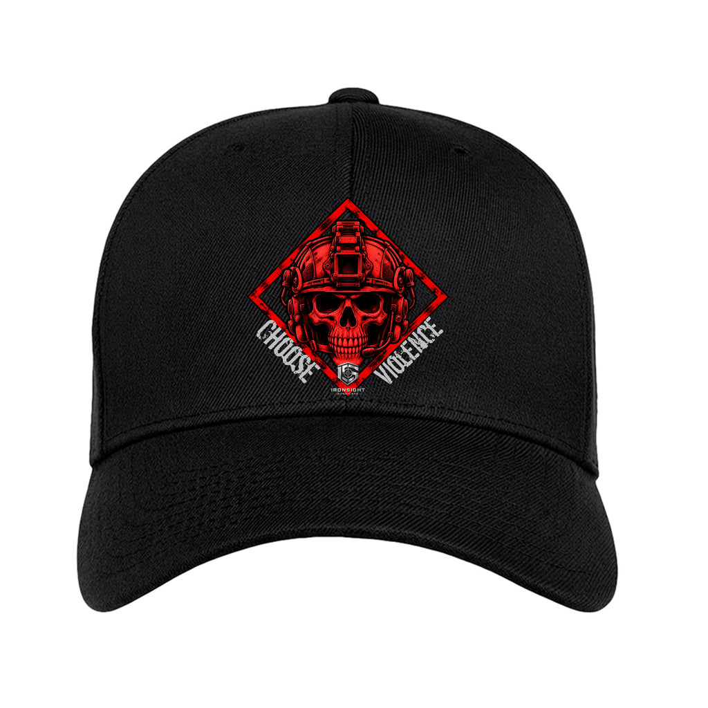 Choose Violence Modern Warrior Flexfit Hat - Black | Ironsight Syndicate