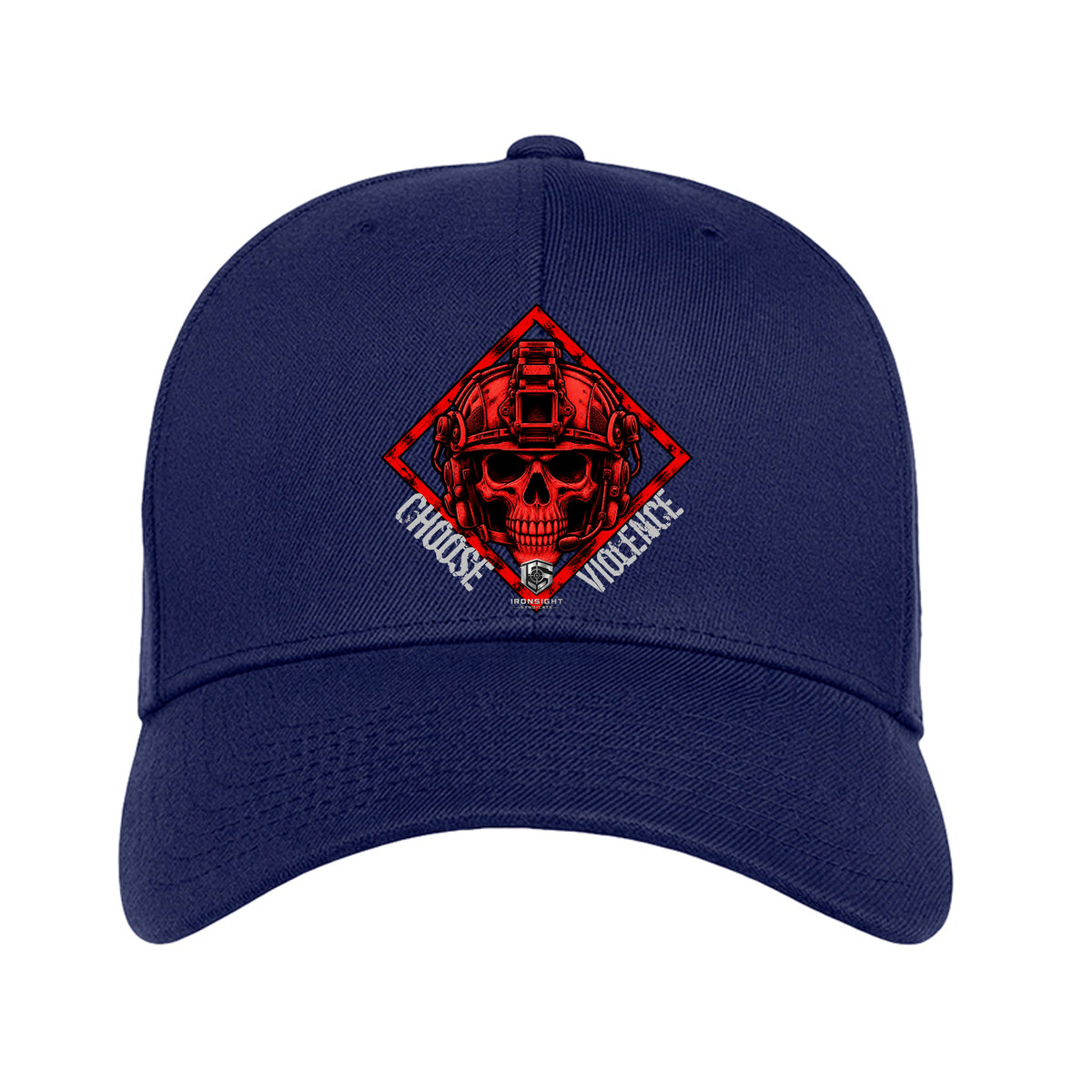 Choose Violence Modern Warrior Flexfit Hat - Navy | Ironsight Syndicate